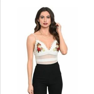 Ivory - Camisole Bodysuit